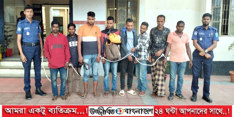 রাজনগর থানা পুলিশের পৃথক অভিযানে জুয়াড়ীসহ আটক-৮