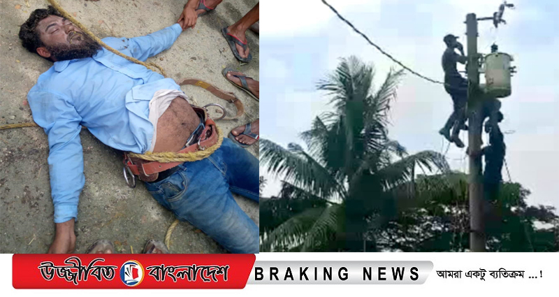 আমতলিতে ট্রান্সফরমার লাগাতে গিয়ে বিদ্যুৎ এর লাইনম্যানের মৃত্যু