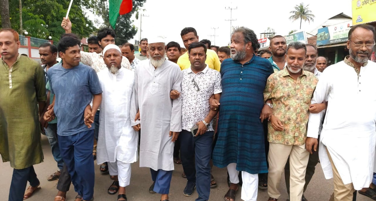 বকশীগঞ্জে বিএনপির বিজয় র‍্যালিতে জনতার ঢল
