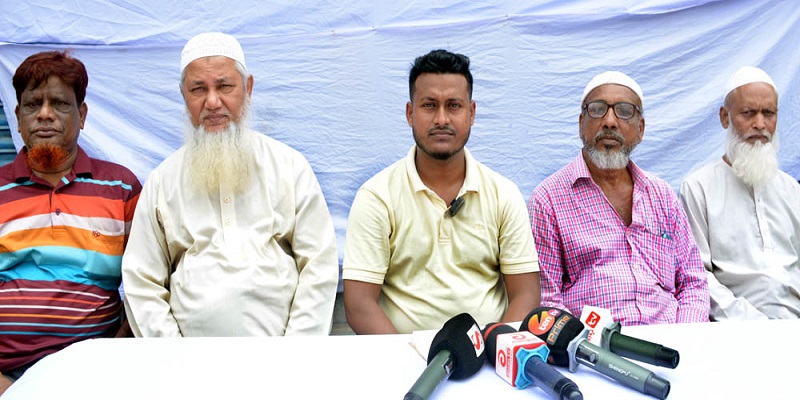 আওয়ামী মোটর চালকলীগ নেতার অপপ্রচারের প্রতিবাদে ছাত্রদল নেতা হীরার সংবাদ সম্মেলন