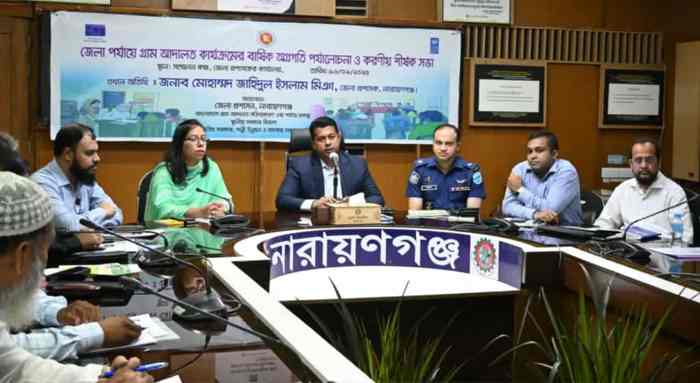 জনগণের ন্যায়বিচার নিশ্চিত করতে গ্রাম আদালত একটি গুরুত্বপূর্ণ প্ল্যাটফর্ম – ডিসি