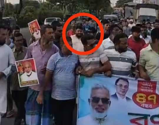 সজীব এর র্যালিতে ছাত্র হত্যা মামলার আসামী আরমান সজীব এর র্যালিতে ছাত্র হত্যা মামলার আসামী আরমান