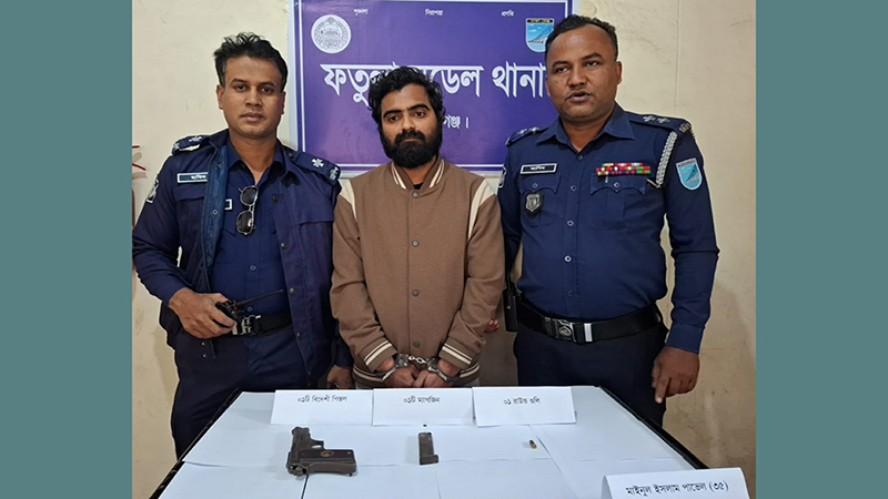 আজমেরী ওসমানের সহযোগী অস্ত্রসহ পাভেল গ্রেফতার 