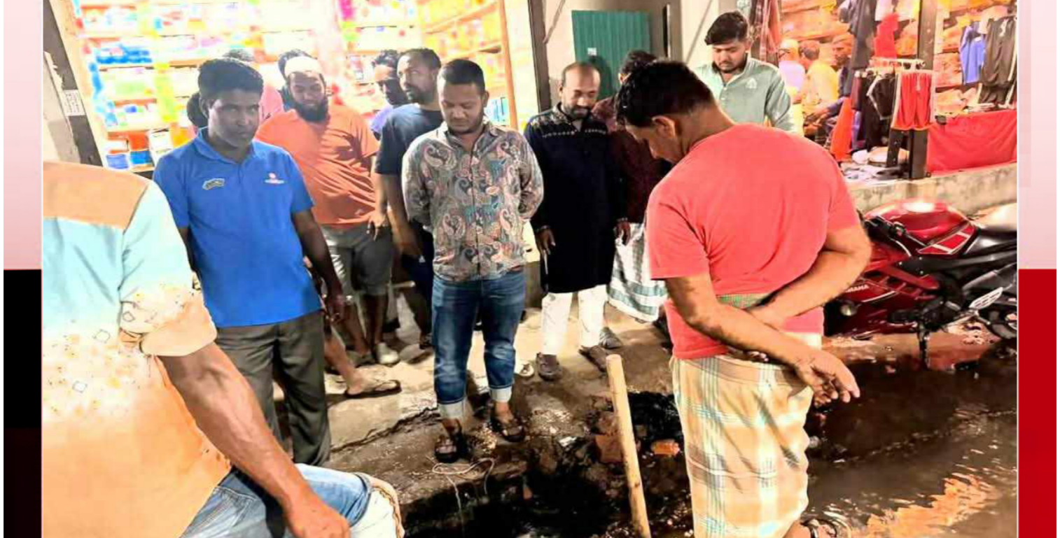 জলাবদ্ধতা নিষ্কাশনে প্রশংসায় ভাসছেন তরুন সমাজ সেবক রিমন তালুকদার